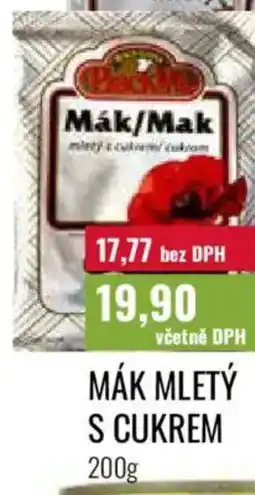 Ratio Mák mletý s cukrem nabídka