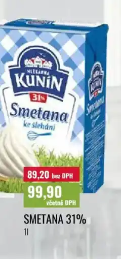 Ratio Smetana 31% nabídka