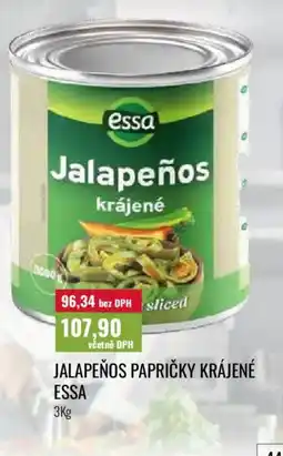 Ratio Jalapeños papričky krájené Essa nabídka