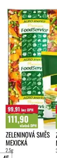 Ratio Zeleninová směs mexická nabídka