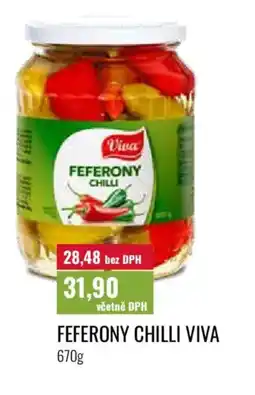 Ratio Feferony chilli Viva nabídka