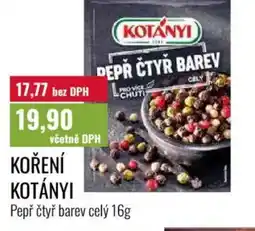 Ratio Koření Kotányi nabídka
