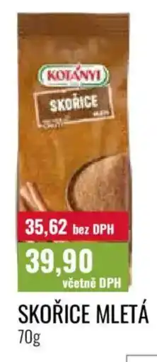 Ratio Kotányi Skořice mletá nabídka