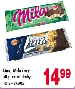 Qanto Lina, Mila řezy nabídka