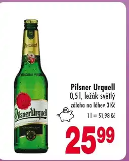 Qanto Pilsner Urquell nabídka