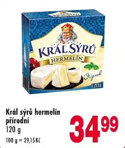 Qanto Král sýrů hermelín přírodní nabídka