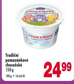 Qanto Tradiční pomazánkové choceňské nabídka