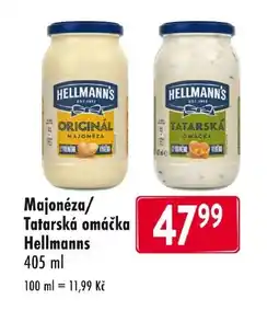 Qanto Majonéza/ Tatarská omáčka Hellmanns nabídka