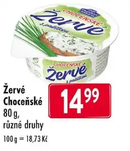 Qanto Žervé Choceňské nabídka