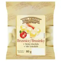 Tamda Foods Dr. Ensa Brusinky v bílé čokoládě 80g nabídka