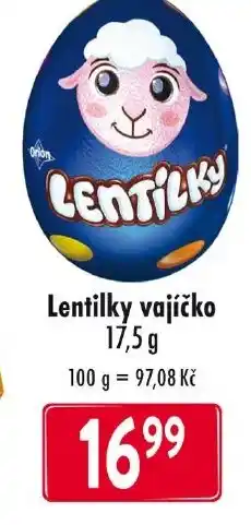 Qanto Lentilky vajíčko nabídka