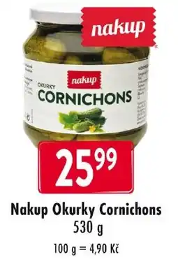 Qanto Nakup Okurky Cornichons nabídka