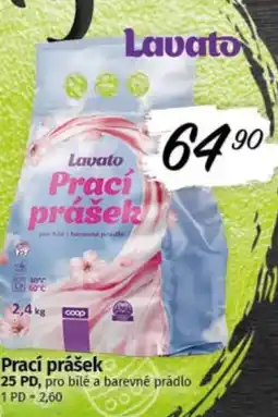 COOP TIP Lavato Prací prášek nabídka