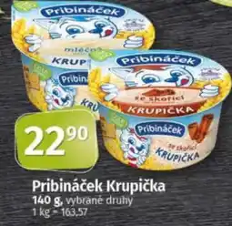 COOP TIP Pribináček Krupička nabídka