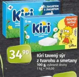 COOP TIP Kiri tavený sýr z tvarohu a smetany nabídka