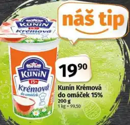 COOP TIP Kunín Krémová do omáček 15% nabídka