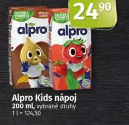 COOP TIP Alpro Kids nápoj nabídka