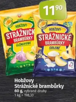 COOP TIP Hobžovy Strážnické brambůrky nabídka
