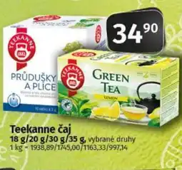 COOP TIP Teekanne čaj nabídka