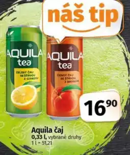 COOP TIP Aquila čaj nabídka