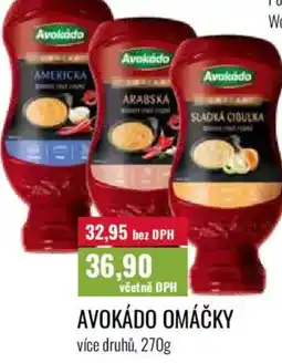 Ratio Avokádo omáčky nabídka