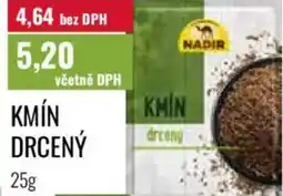 Ratio Nadir Kmín drcený nabídka