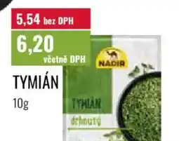 Ratio Nadir Tymian nabídka
