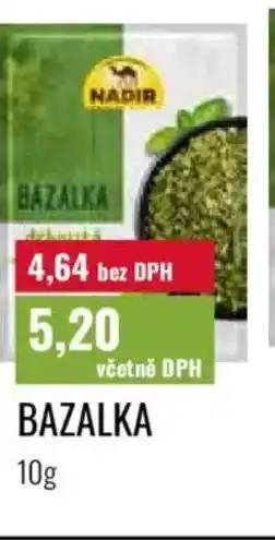 Ratio Nadir Bazalka nabídka