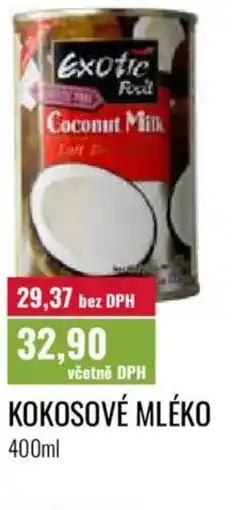 Ratio Kokosové mléko nabídka