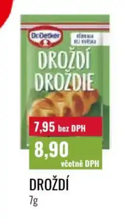 Ratio Dr. Oetker Droždí nabídka