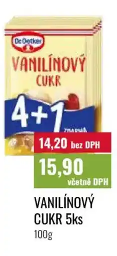 Ratio Dr. Oetker Vanilínový cukr 5ks nabídka