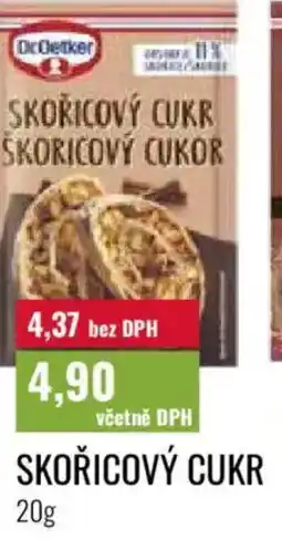 Ratio Dr. Oetker Skořicový cukr nabídka