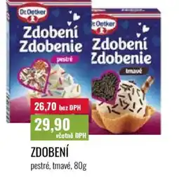 Ratio Dr. Oetker Zdobení nabídka