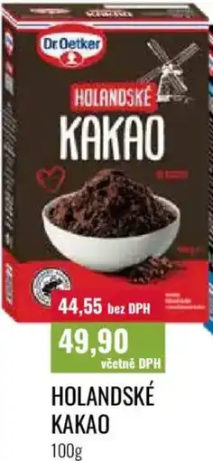 Ratio Dr. Oetker Holandské kakao nabídka
