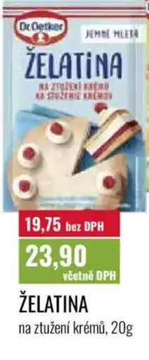 Ratio Dr. Oetker Želatina nabídka