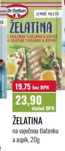 Ratio Dr. Oetker Želatina nabídka