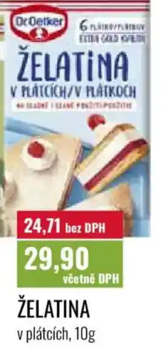 Ratio Dr. Oetker Želatina nabídka