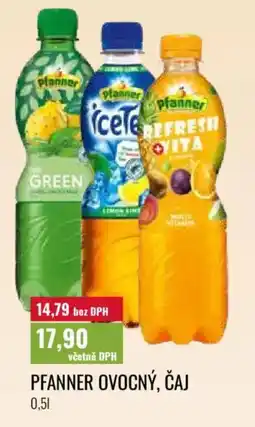 Ratio Pfanner ovocný, čaj nabídka