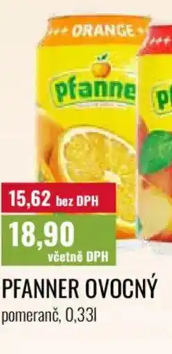 Ratio Pfanner ovocný pomeranč nabídka