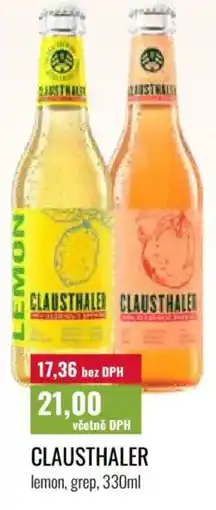 Ratio Clausthaler lemon, grep nabídka