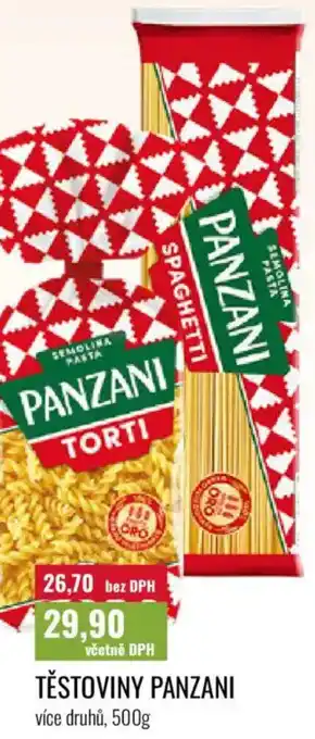 Ratio Těstoviny panzani nabídka