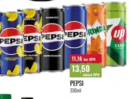 Ratio Pepsi nabídka