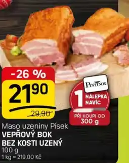 Flop Maso uzeniny písek vepřový bok bez kosti uzený nabídka