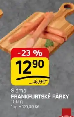 Flop Sláma frankfurtské párky nabídka