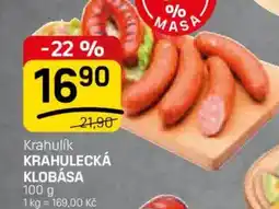 Flop Krahulík krahulecká klobása nabídka