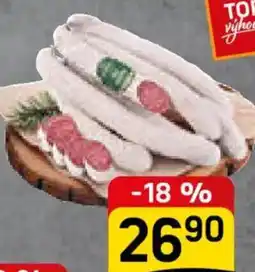 Flop Krahulík klobása bílá královna nabídka