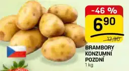 Flop Brambory konzumní pozdní nabídka