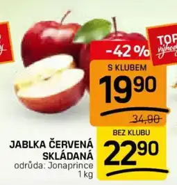 Flop Jablka červená skládaná nabídka