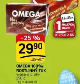 Flop Omega 100% rostlinný tuk nabídka