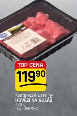 Flop Kostelecké uzeniny hovězí na guláš nabídka